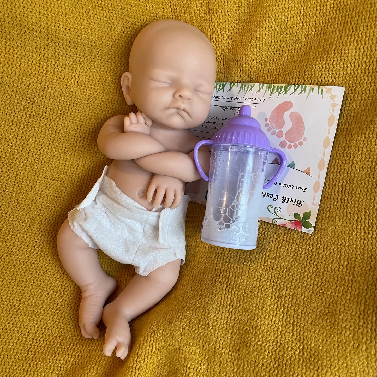 2Styles/26cm Waterproof Whole Body Silicone Bebe Reborn Girl With 3D Painted Skin Soft Touch Handmade Lifelike Newborn Girl Doll lifelikesiliconereborns.com