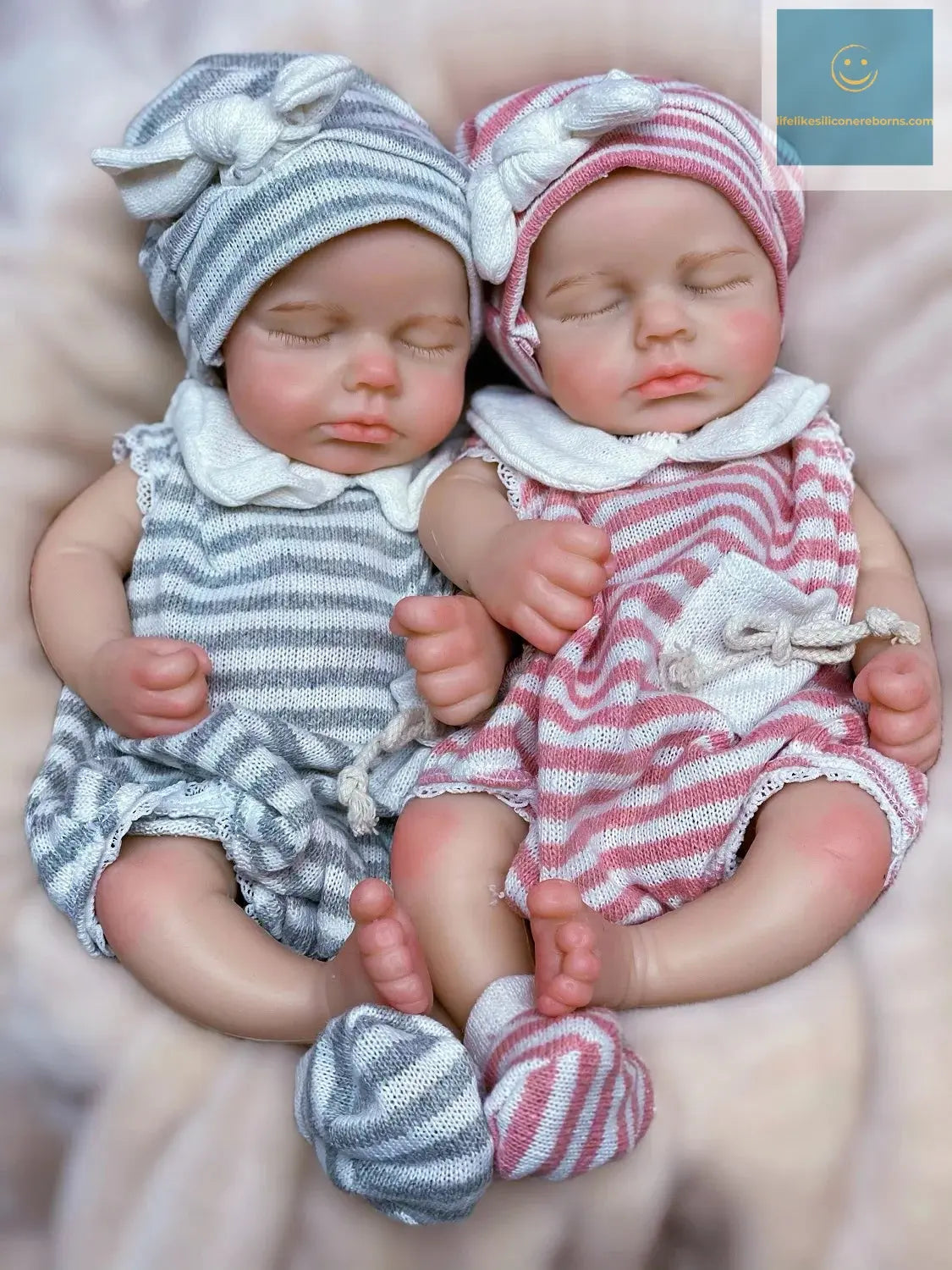 33cm Can Open Mouth Full Body Solid Silicone LouLou Bebe Reborn Girl and Boy Soft Touch Bebe Reborn Corpo De Silicone lifelikesiliconereborns.com