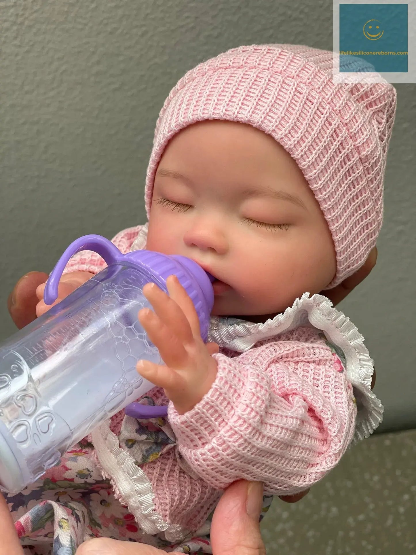35cm Cuddly Whold Body Solid Silicone Bebe Reborn Girls Can Drink and Pee Waterproof Newborn Baby Girl Dolls For Kid's Gift lifelikesiliconereborns.com
