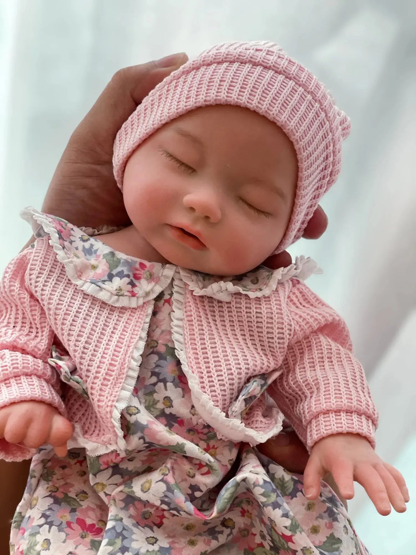 35cm Cuddly Whold Body Solid Silicone Bebe Reborn Girls Can Drink and Pee Waterproof Newborn Baby Girl Dolls For Kid's Gift lifelikesiliconereborns.com