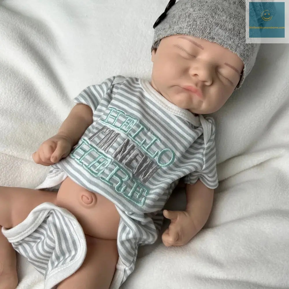 44cm Realistic Silicone Reborn Baby Boy Levi Flexible Body Lifelike Expressions Washable Dolls Providing Companionship Toy Gift lifelikesiliconereborns.com