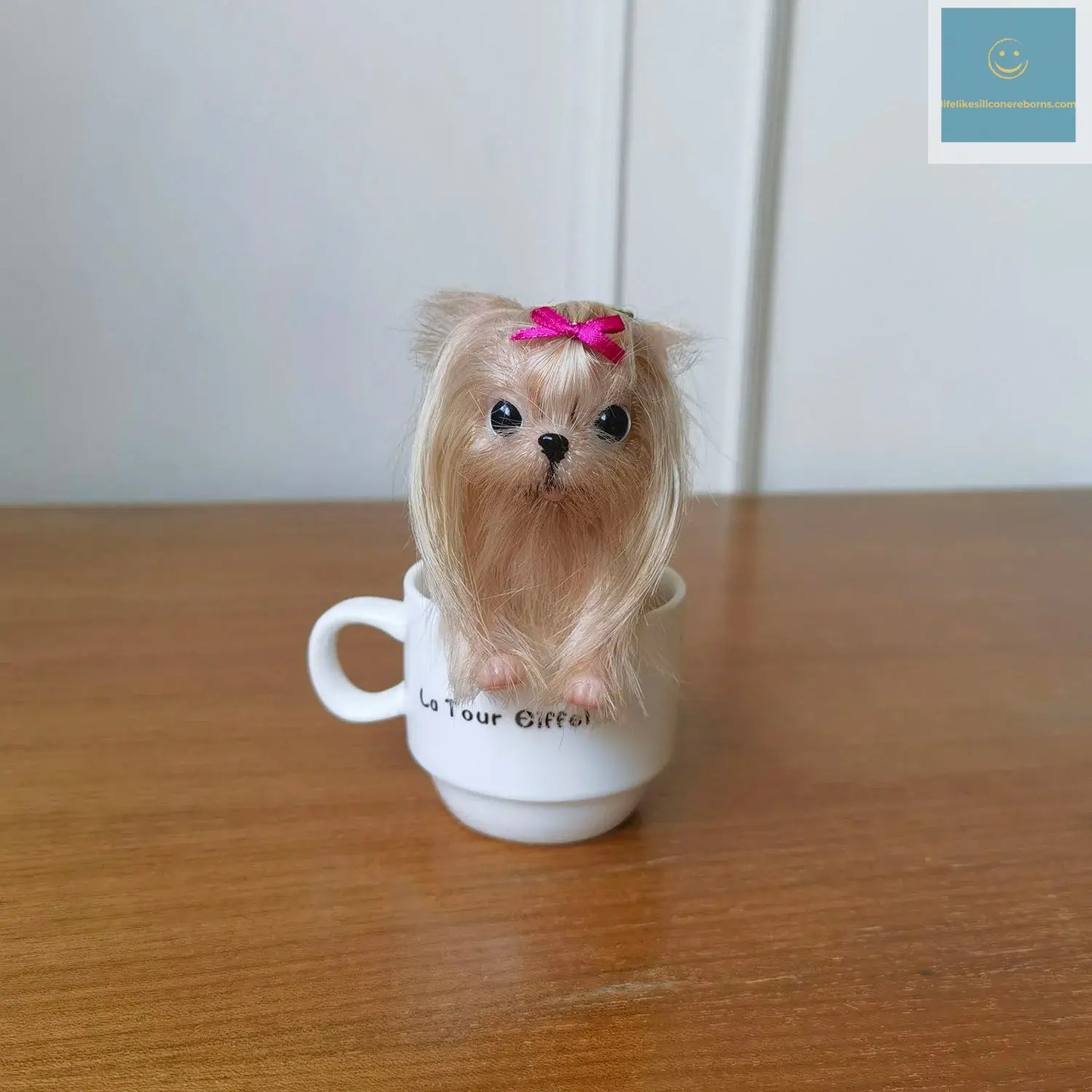 5’’ AVANI DOLL Cute Silicone Baby Puppy Full Body Silicone Mini Dog lifelikesiliconereborns.com