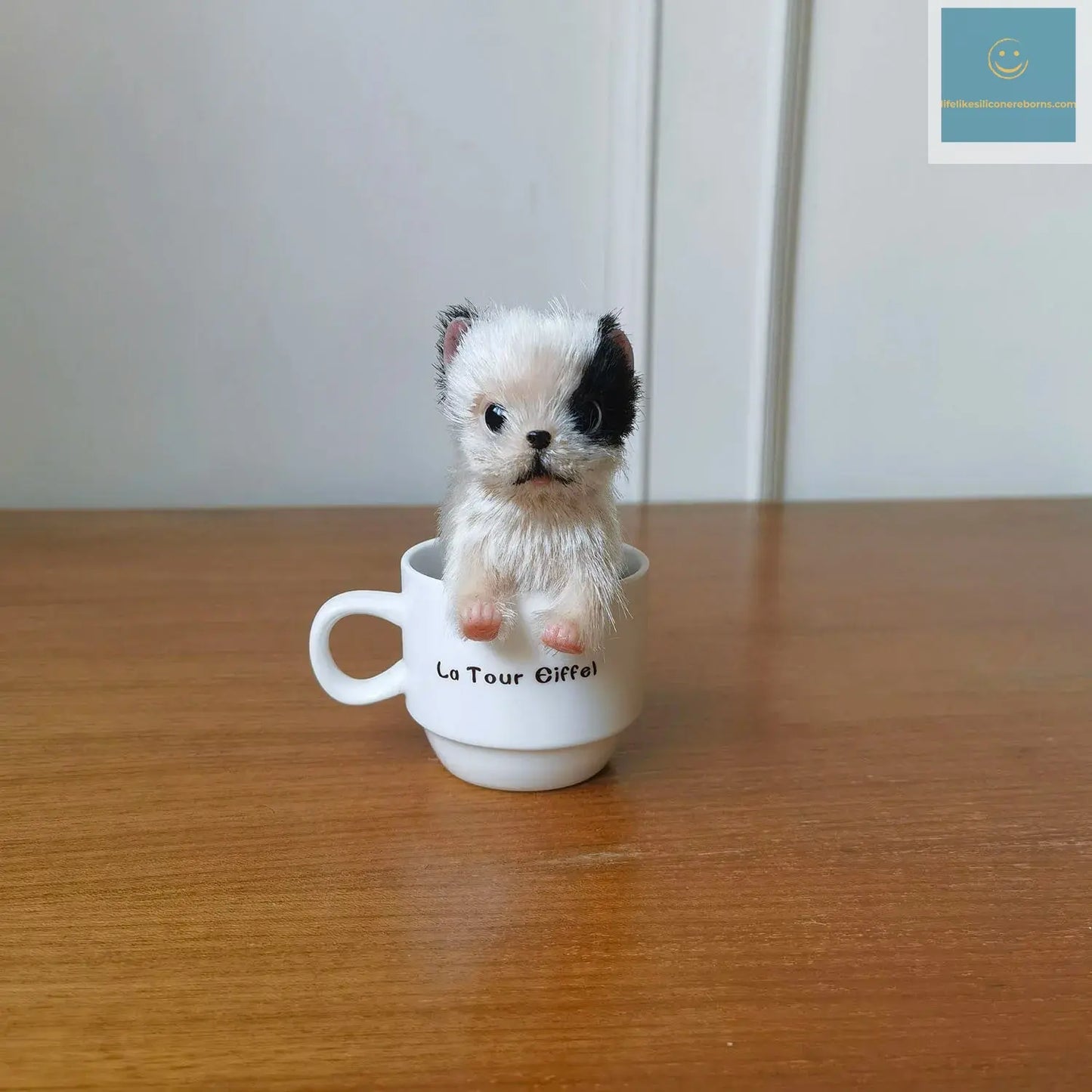 5’’ AVANI DOLL Cute Silicone Baby Puppy Full Body Silicone Mini Dog lifelikesiliconereborns.com