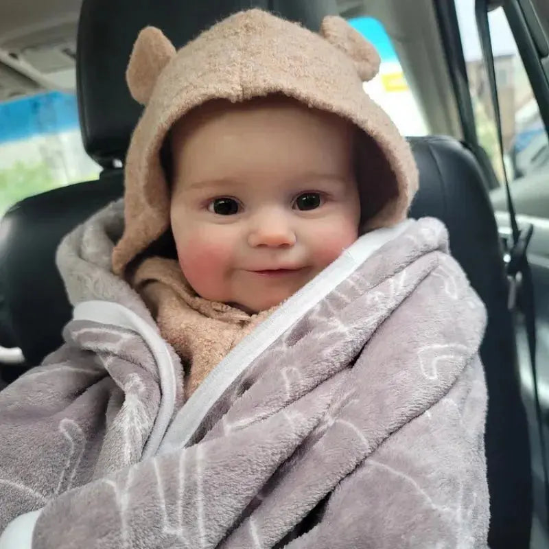 60CM Huge Size Reborn Doll Kit Maddie Baby Reborn Toddler with painted Doll Kit Mold lifelikesiliconereborns.com