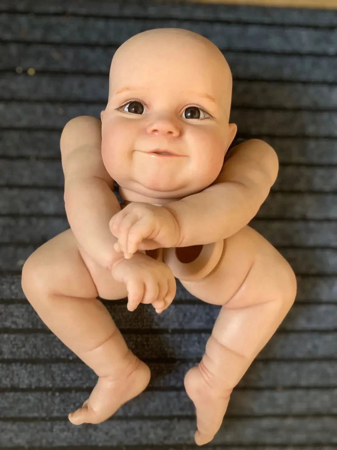 60CM Huge Size Reborn Doll Kit Maddie Baby Reborn Toddler with painted Doll Kit Mold lifelikesiliconereborns.com