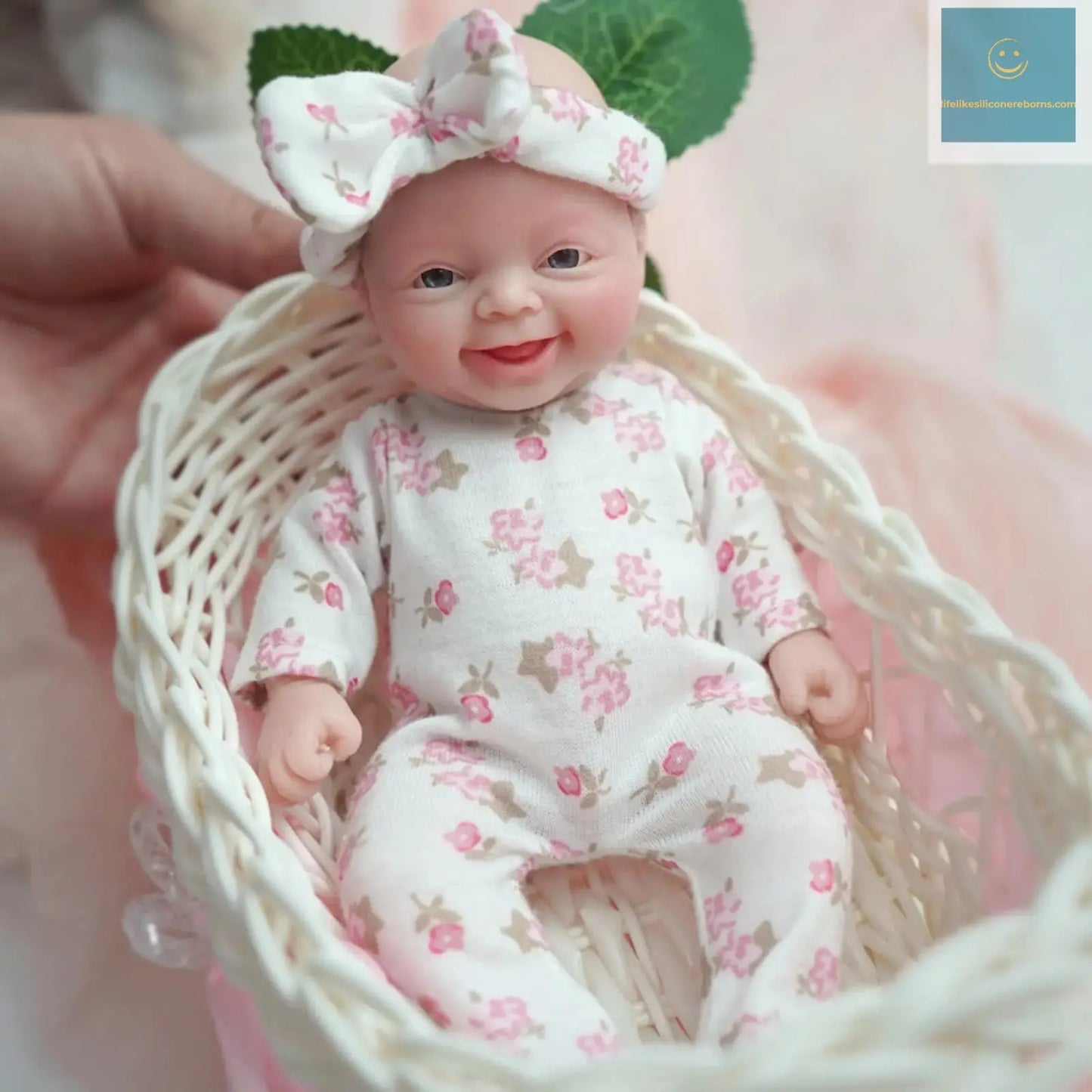 7 inch Cuddly Mini Silicone Reborn Doll,Body Soft Silicone Lifelike Reborn Baby, Halloween/Thanksgiving Day/Christmas Gift lifelikesiliconereborns.com