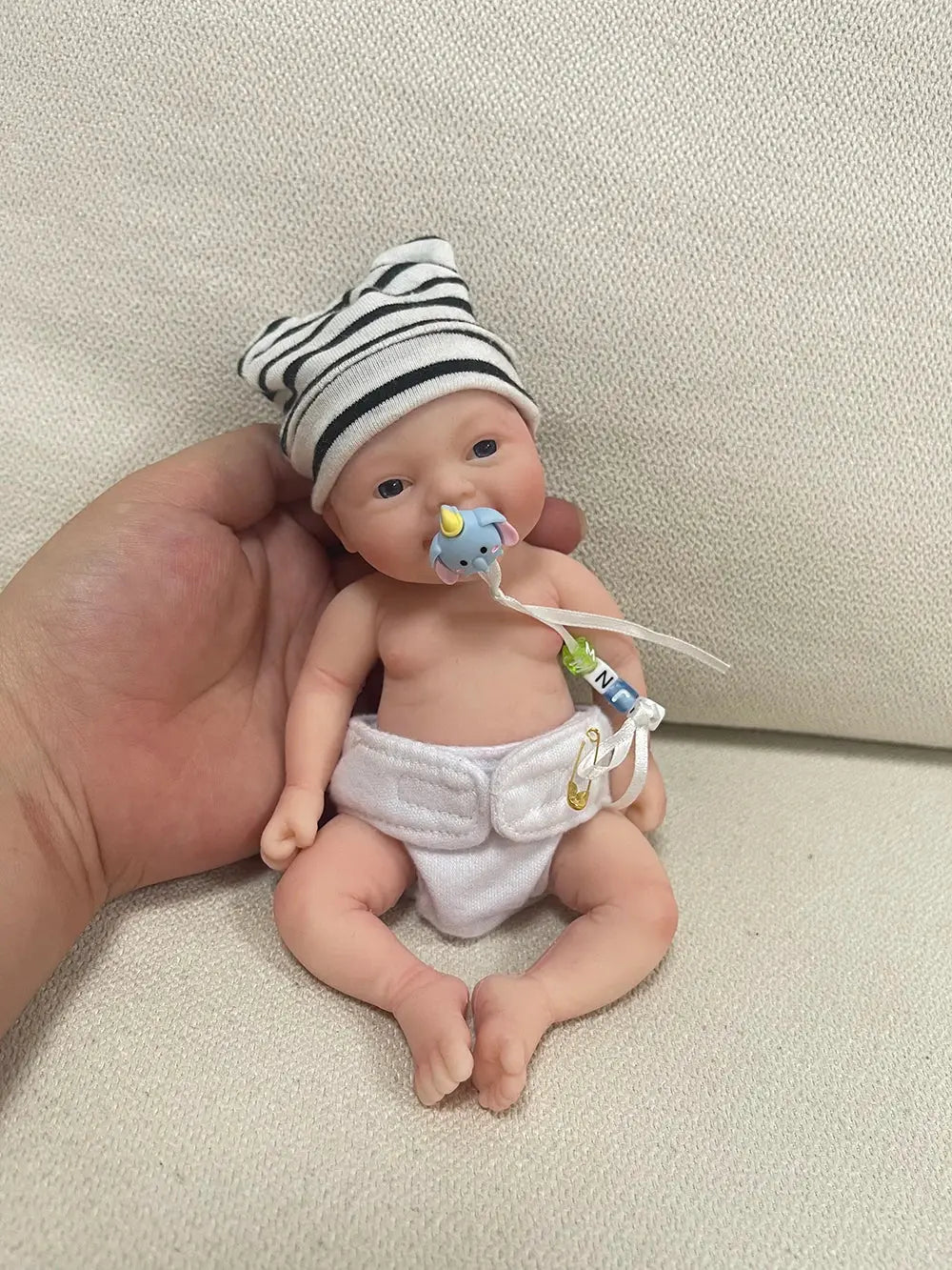7" Boy Micro Preemie Full Body Silicone Baby Doll "Noah" Lifelike Mini Reborn Doll Surprice Children Anti-Stress lifelikesiliconereborns.com