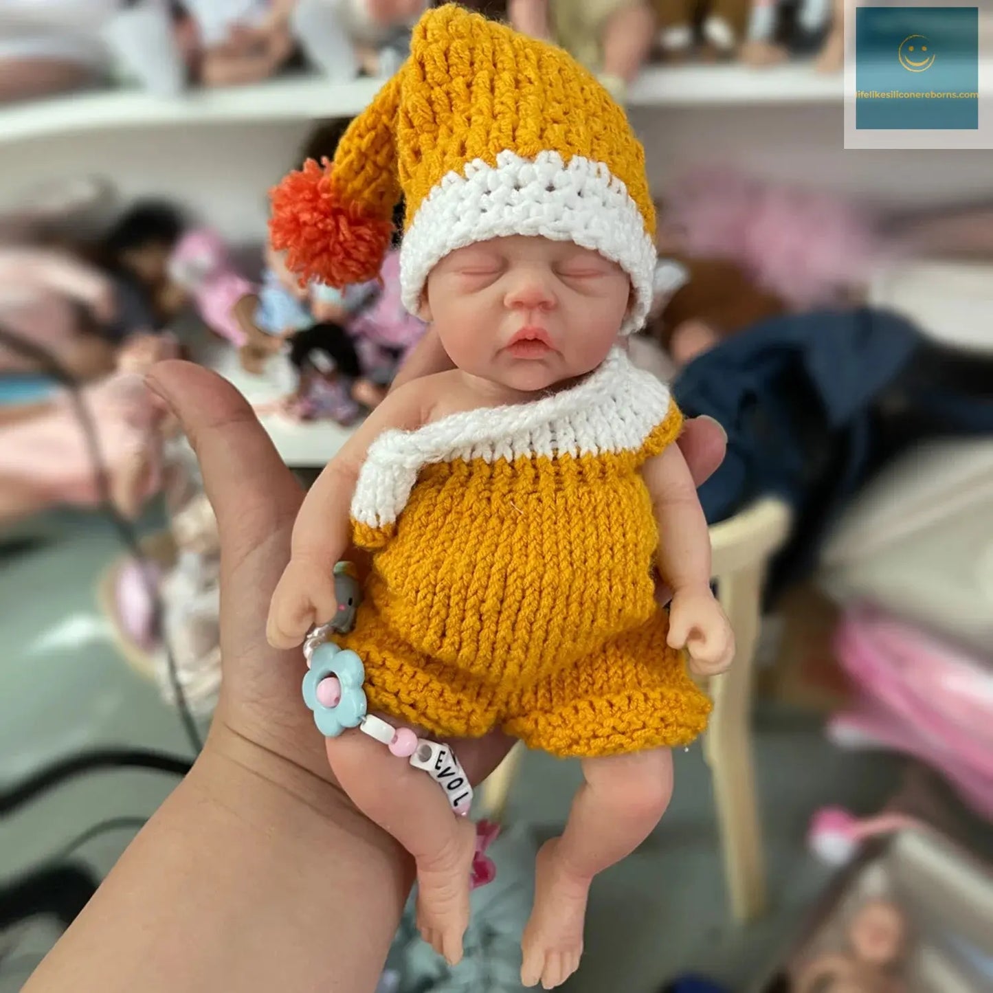 7" Micro Preemie Full Body Silicone Reborn Baby Doll Boy Theo & Girl Sarah Lifelike Reborn Doll Surprice Children Anti-Stress lifelikesiliconereborns.com