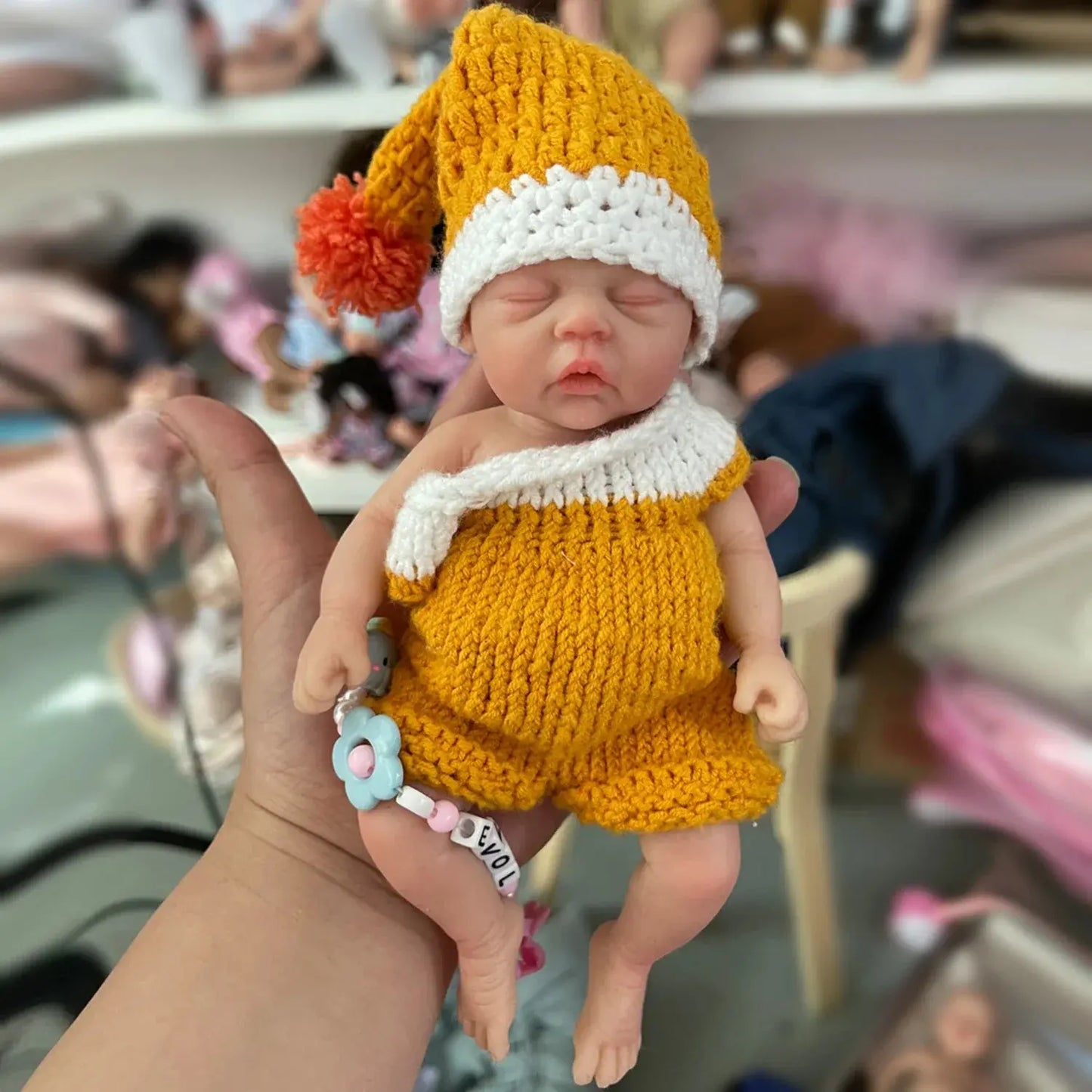 7" Micro Preemie Full Body Silicone Reborn Baby Doll Boy Theo & Girl Sarah Lifelike Reborn Doll Surprice Children Anti-Stress lifelikesiliconereborns.com