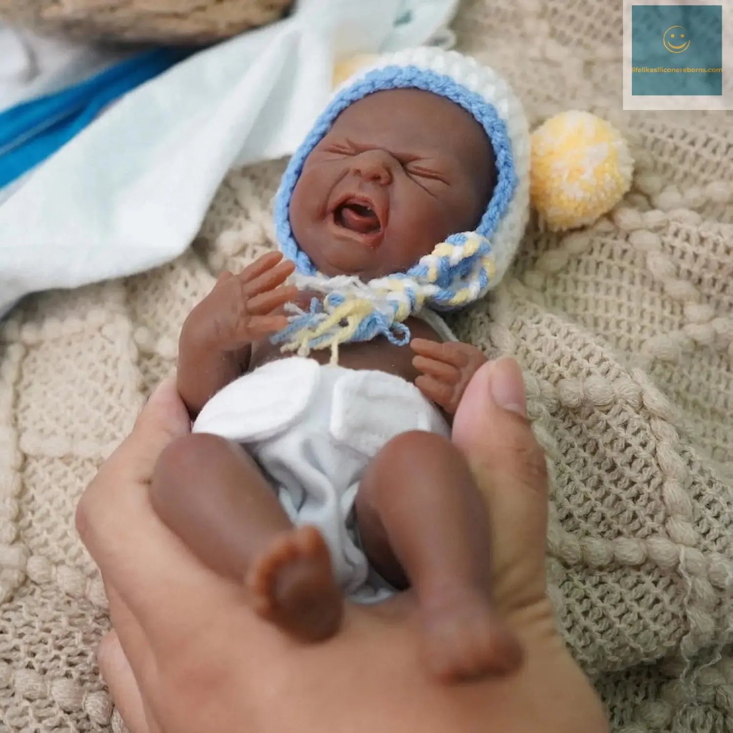 7inch Full Body Silicone Baby Dolls Boy,Mini Realistic Newborn Baby Doll Real Life Miniature Baby Doll with Feeding Accessories lifelikesiliconereborns.com