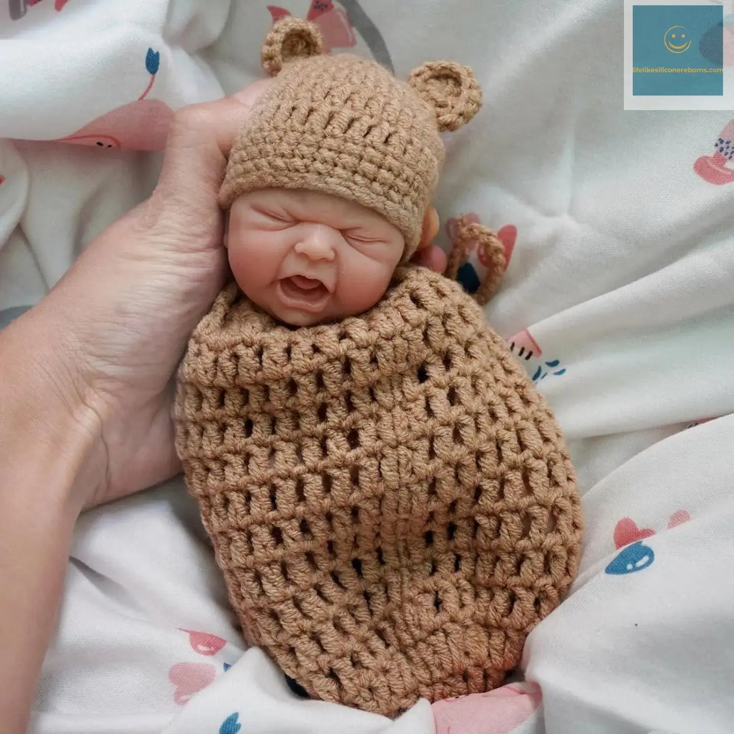 7inch Full Body Silicone Baby Dolls Boy,Mini Realistic Newborn Baby Doll Real Life Miniature Baby Doll with Feeding Accessories lifelikesiliconereborns.com