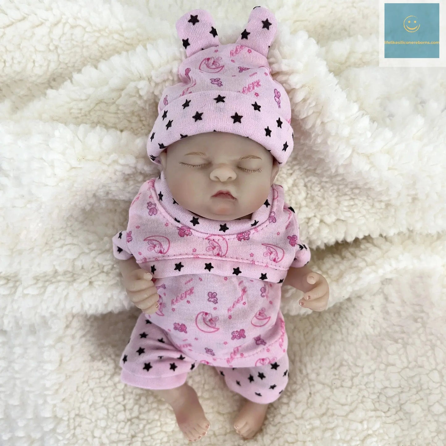 8Inch Full Body Soft Vinyl Bebe Reborn 3D Painted Menina Boneca Renascida Lifelike Real Soft Touch Cuddly Toddler Dolls lifelikesiliconereborns.com