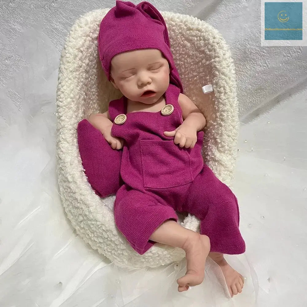 Authentic 17" African American Reborn Baby Doll Weighted Platinum Silicone Newborn Girl Model For Parents Lost Child lifelikesiliconereborns.com