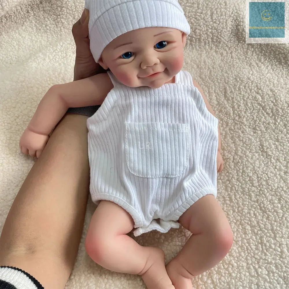 Birthday Festival Gift Set for Kids Age 3+ Toy 17 Inch Realistic Newborn Girl Handmade Soft Silicone Real Life Reborn Baby Doll lifelikesiliconereborns.com