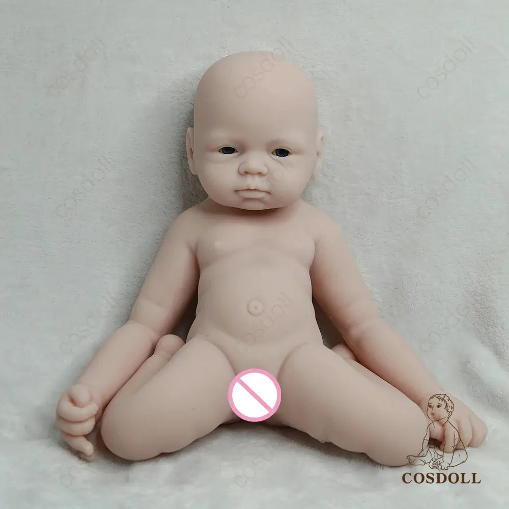 COSDOLL 49cm 3.21kg Full Body Silicone Bebe Reborn Baby Dolls Unpainted Unfinished Soft Boy Dolls DIY Blank Toys Baby Doll Kit lifelikesiliconereborns.com