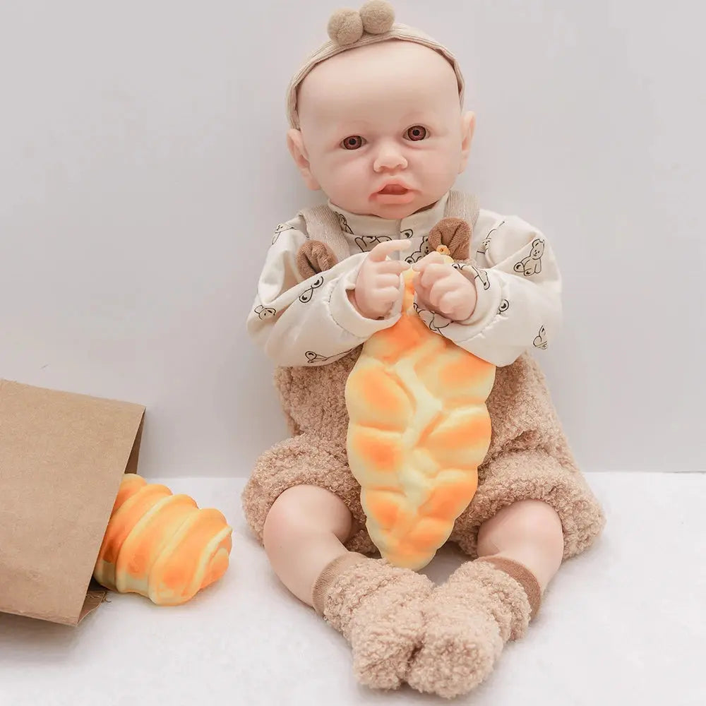 Collection 19.7-inch Rebirth Baby Girl 2.85kg Real Newborn Proportion Open Eyes, Open Mouth, Smile Three Links lifelikesiliconereborns.com