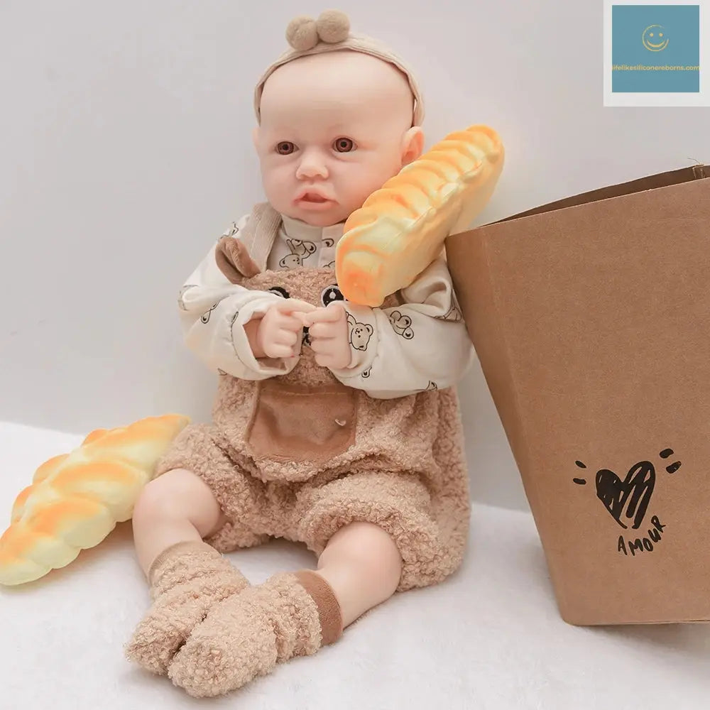Collection 19.7-inch Rebirth Baby Girl 2.85kg Real Newborn Proportion Open Eyes, Open Mouth, Smile Three Links lifelikesiliconereborns.com