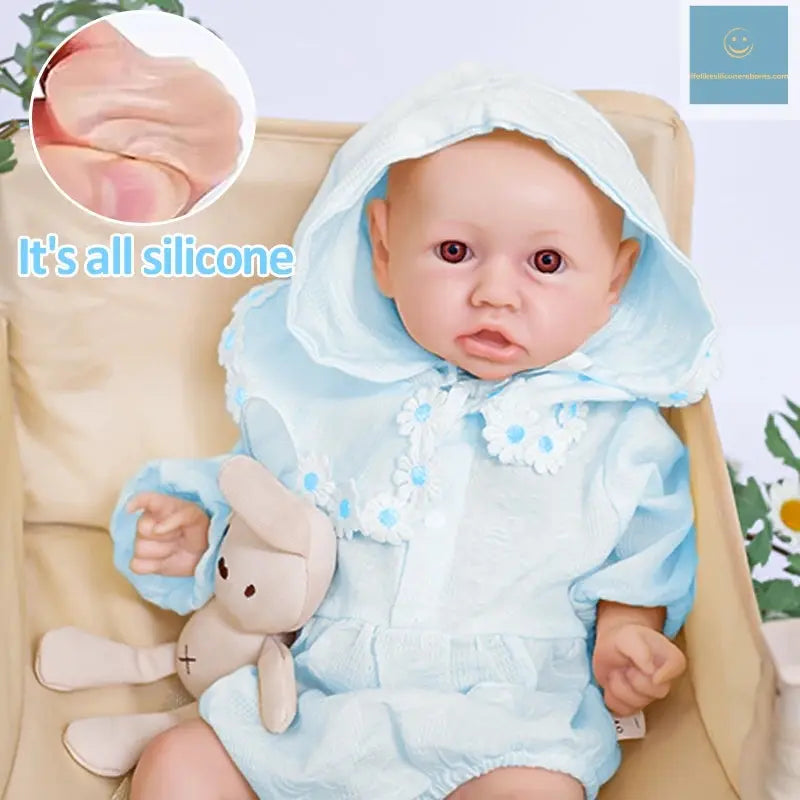 Exquisitely Hand-Painted 19.69-Inch Silicone Reborn Baby Doll Lifelike Newborn Girl For Art Collection Nursery Christmas Gift lifelikesiliconereborns.com