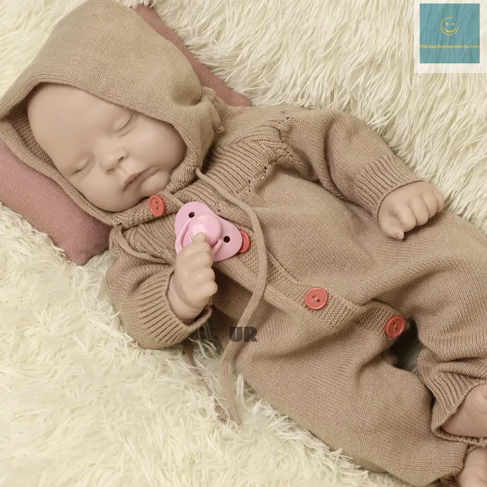 Fake Sleeping Silicone Reborn Baby Boy Newborn Doll Cute Floppy Faces Peaches Boy Pinachable Strechy Lifelike Doll For Kids Toy lifelikesiliconereborns.com