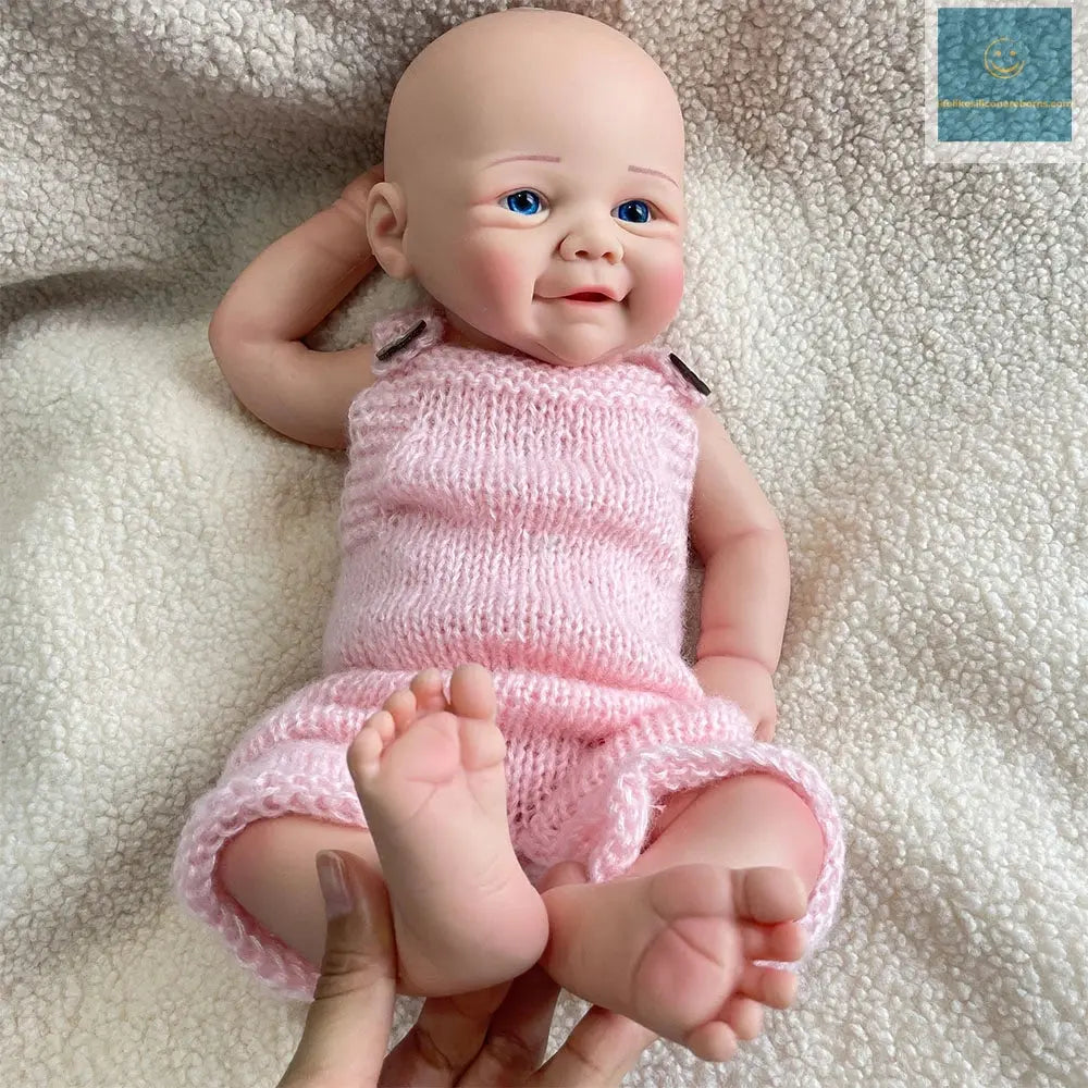 Full-Body Silicone Reborn Baby Doll -Vivienne Beautiful Girl Sculpt Painted or Unpainted Perfect Festival Gift for Kids lifelikesiliconereborns.com