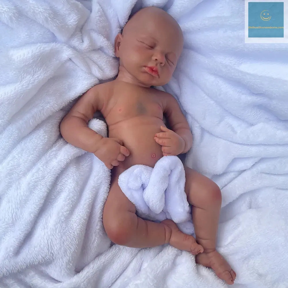 Full Body Silicone Reborn Baby Girl Loulou 20Inch 1:1 Lifelike Silicone Bebe Washable Newborn Dolls for Kids Teaching lifelikesiliconereborns.com