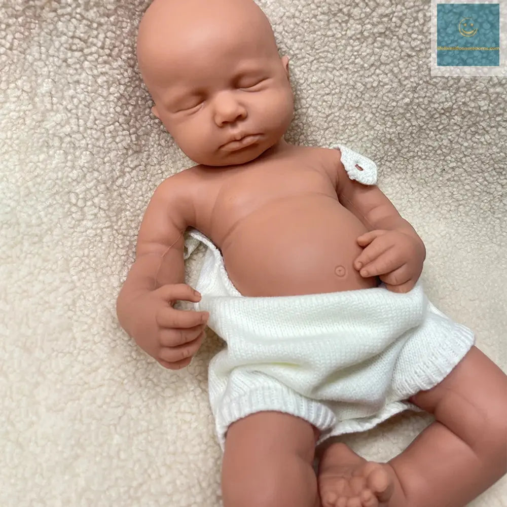 Full Body Silicone Reborn Baby Girl Loulou 20Inch 1:1 Lifelike Silicone Bebe Washable Newborn Dolls for Kids Teaching lifelikesiliconereborns.com