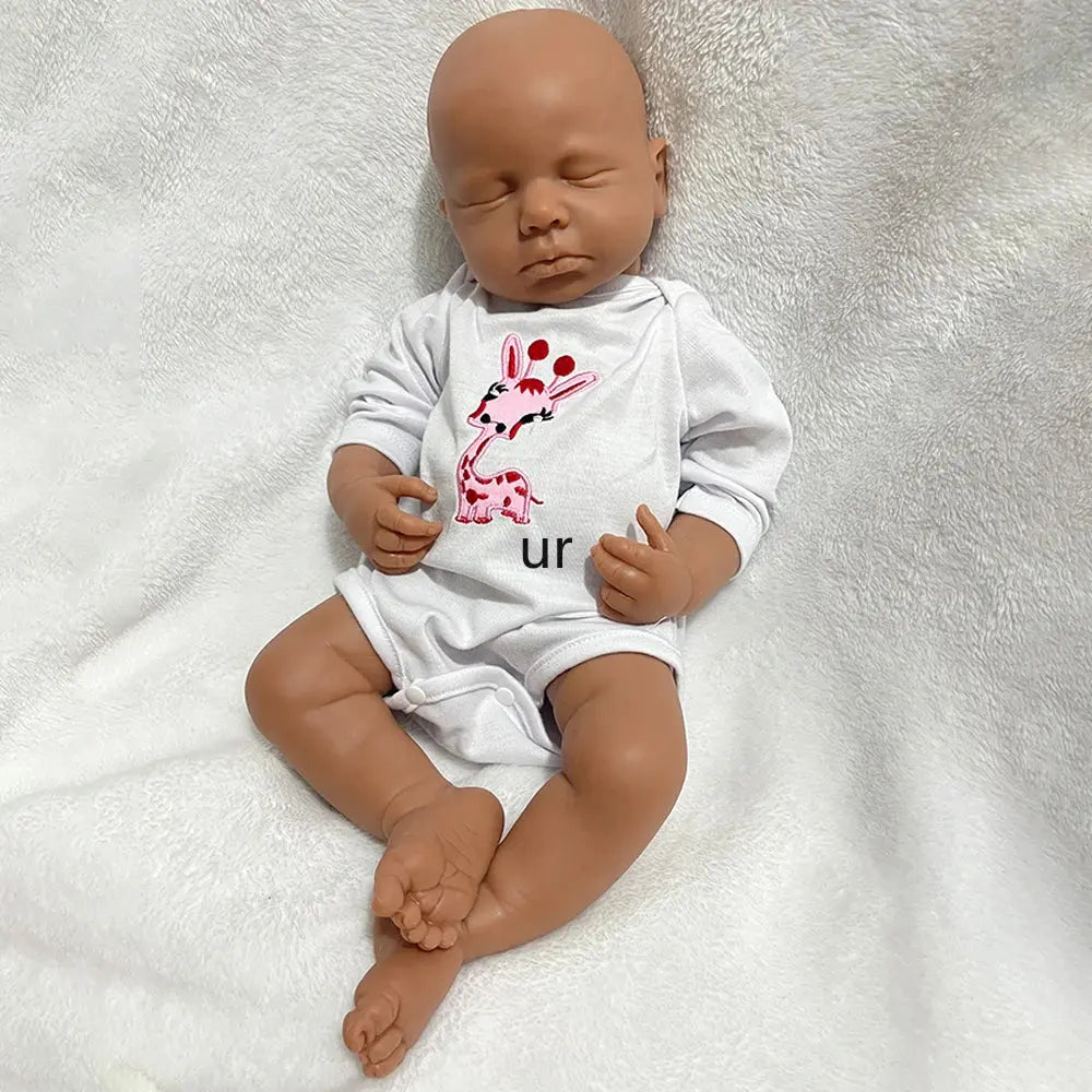 Full Body Silicone Reborn Baby Girl Loulou 20Inch 1:1 Lifelike Silicone Bebe Washable Newborn Dolls for Kids Teaching lifelikesiliconereborns.com