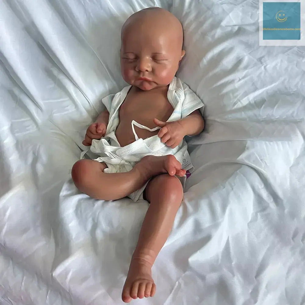 Full Silicone Reborn Baby Doll Levi Lifelike Size Boy Sculpture Collectibles Unpainted Diy Toy For Kids Parents Nurse Training lifelikesiliconereborns.com