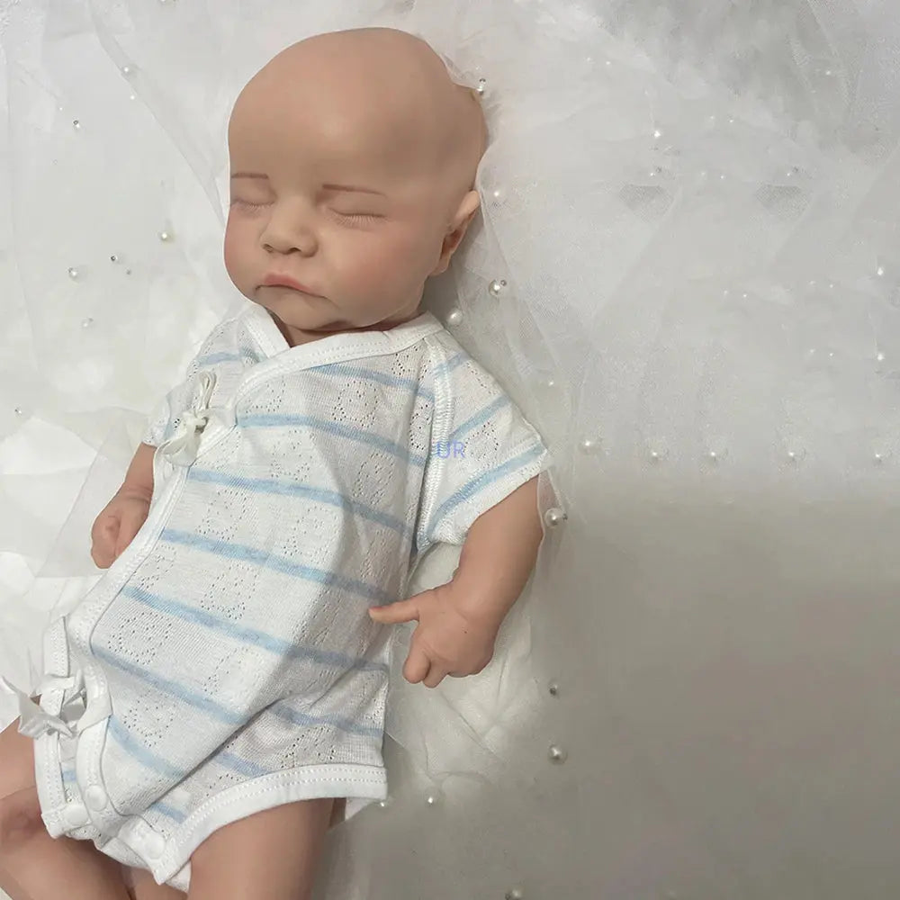 Full Silicone Reborn Baby Doll Levi Lifelike Size Boy Sculpture Collectibles Unpainted Diy Toy For Kids Parents Nurse Training lifelikesiliconereborns.com