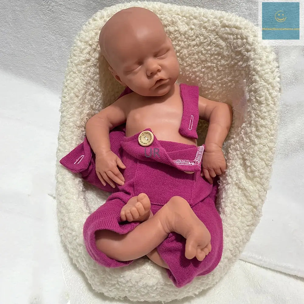 Handmade 17Inch Realistic Details & Poseable Limbs Silicone Reborn Baby Girl Doll for Artistic Use Collectibles Kids Toy lifelikesiliconereborns.com