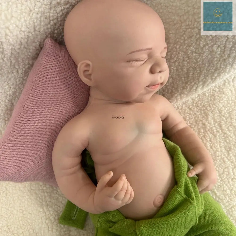Handmade 19Inch Pascale Platinum Silicone Reborn Baby Boy Unpainted & Painted Washable Doll Gift for Doll Lovers Collector lifelikesiliconereborns.com