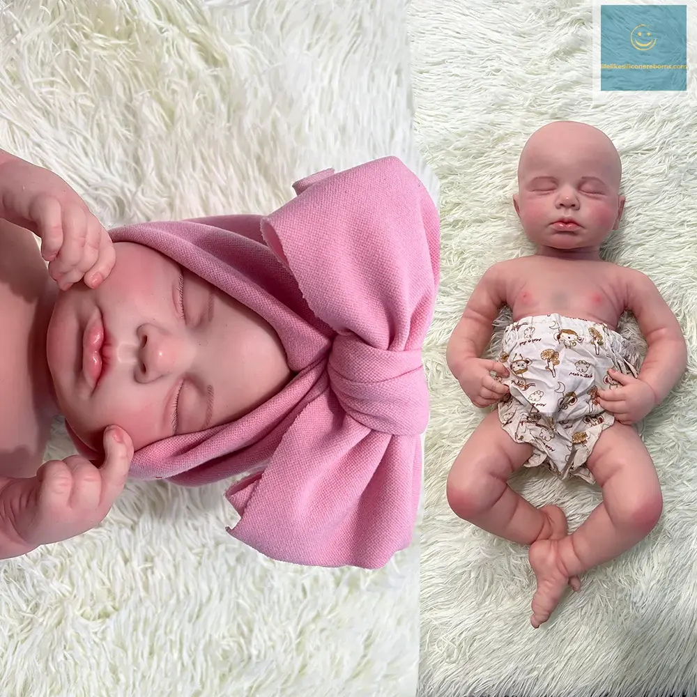 Handmade 3D Painted Soft 20 Inch Baby Soft Flexible 50Cm Loulou Bebe Reborn Girl Full Body Silicone Reborn Dolls Newborn Preemy lifelikesiliconereborns.com