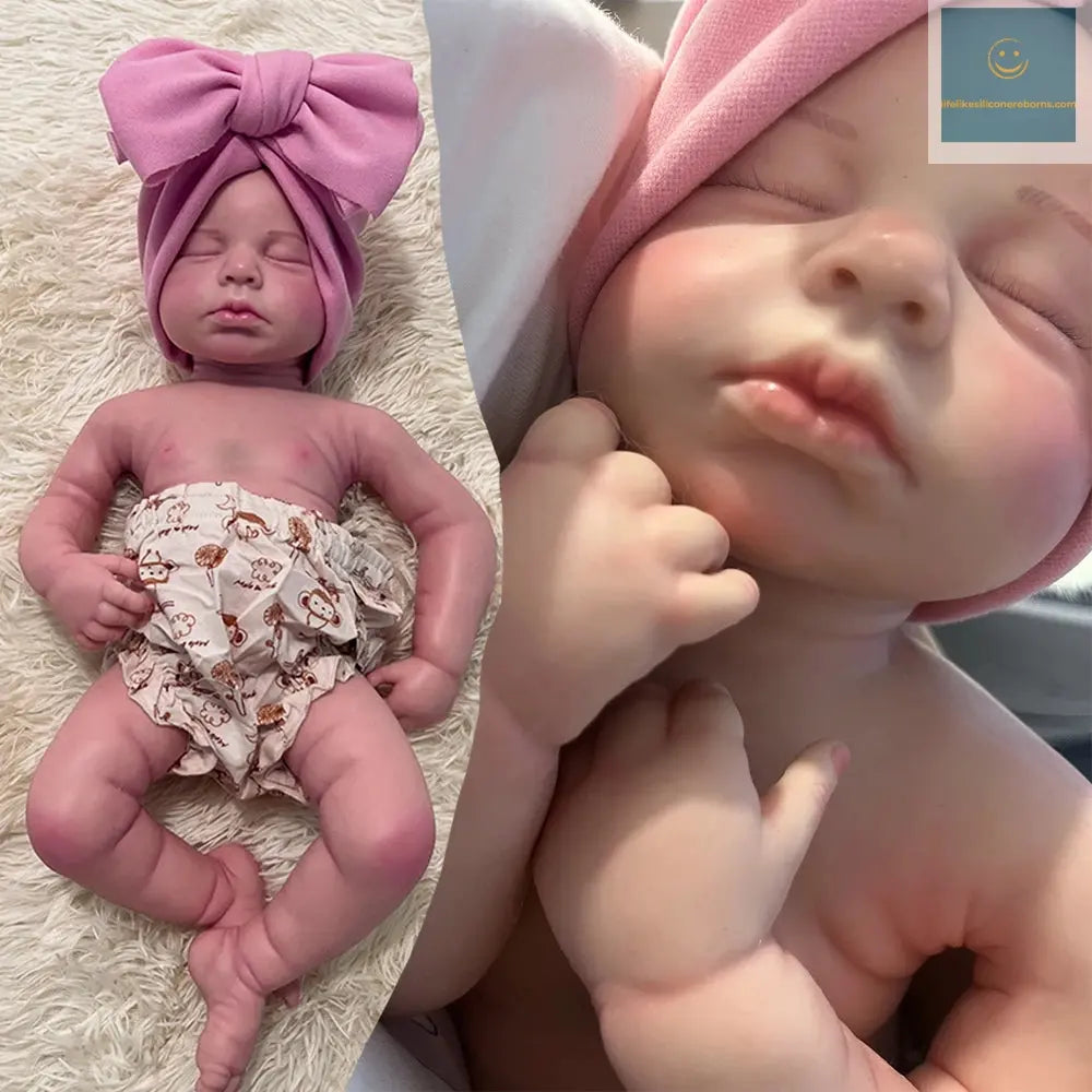 Handmade 3D Painted Soft 20 Inch Baby Soft Flexible 50Cm Loulou Bebe Reborn Girl Full Body Silicone Reborn Dolls Newborn Preemy lifelikesiliconereborns.com