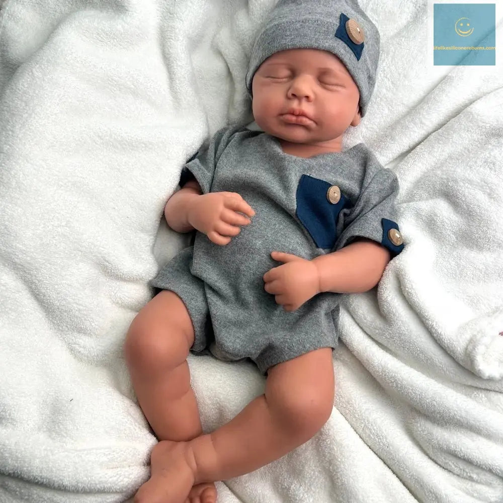 Healing Silicone Reborn Baby Girl&Boy 20Inch Cuddly Washable Newborn Doll for Depression & Loneliness Support Collection Toy lifelikesiliconereborns.com