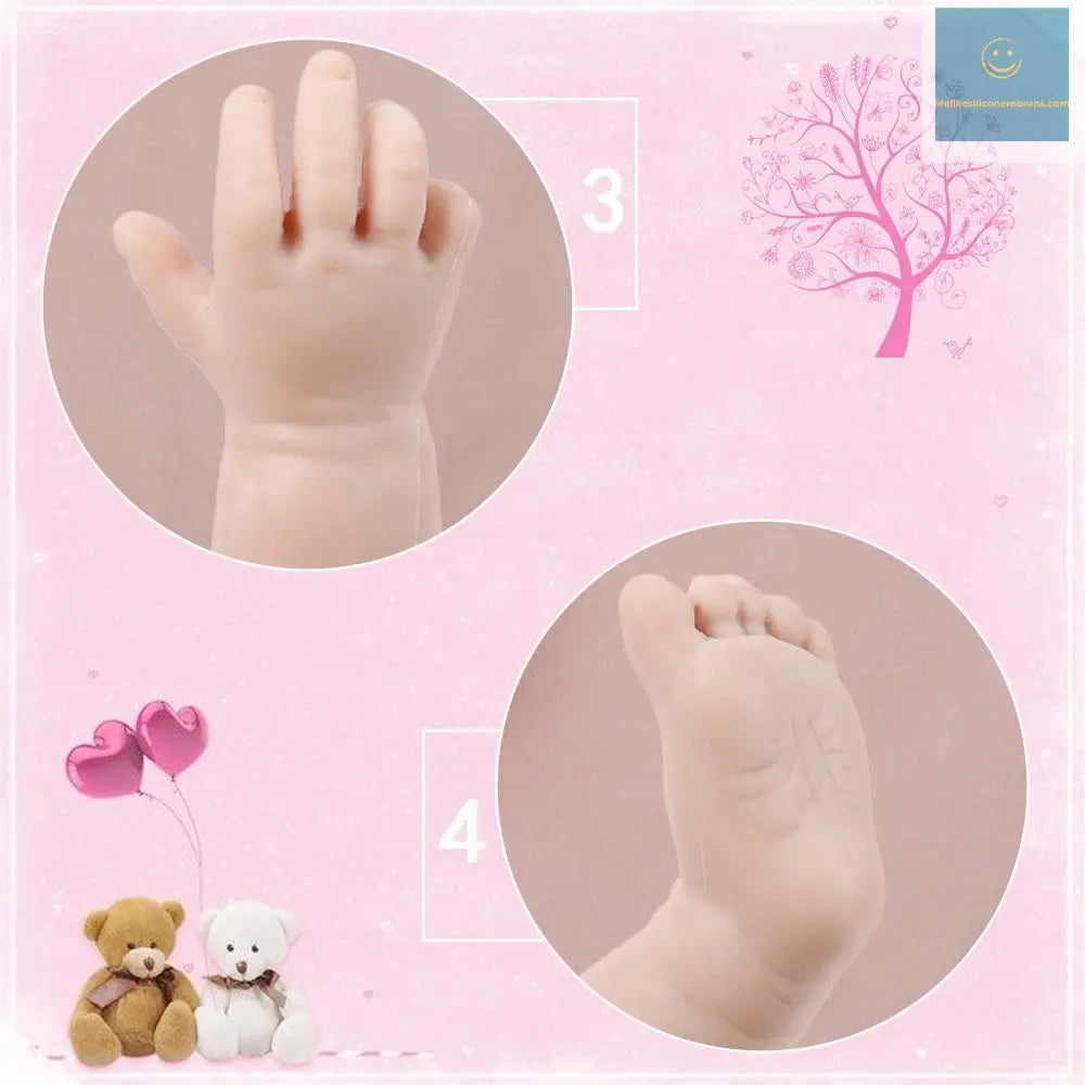 IVITA WG1503 16inch 2000g 100% Full Silicone Reborn Baby Doll Unpainted Unfinished High Quality Dolls DIY Blank Children Toys lifelikesiliconereborns.com