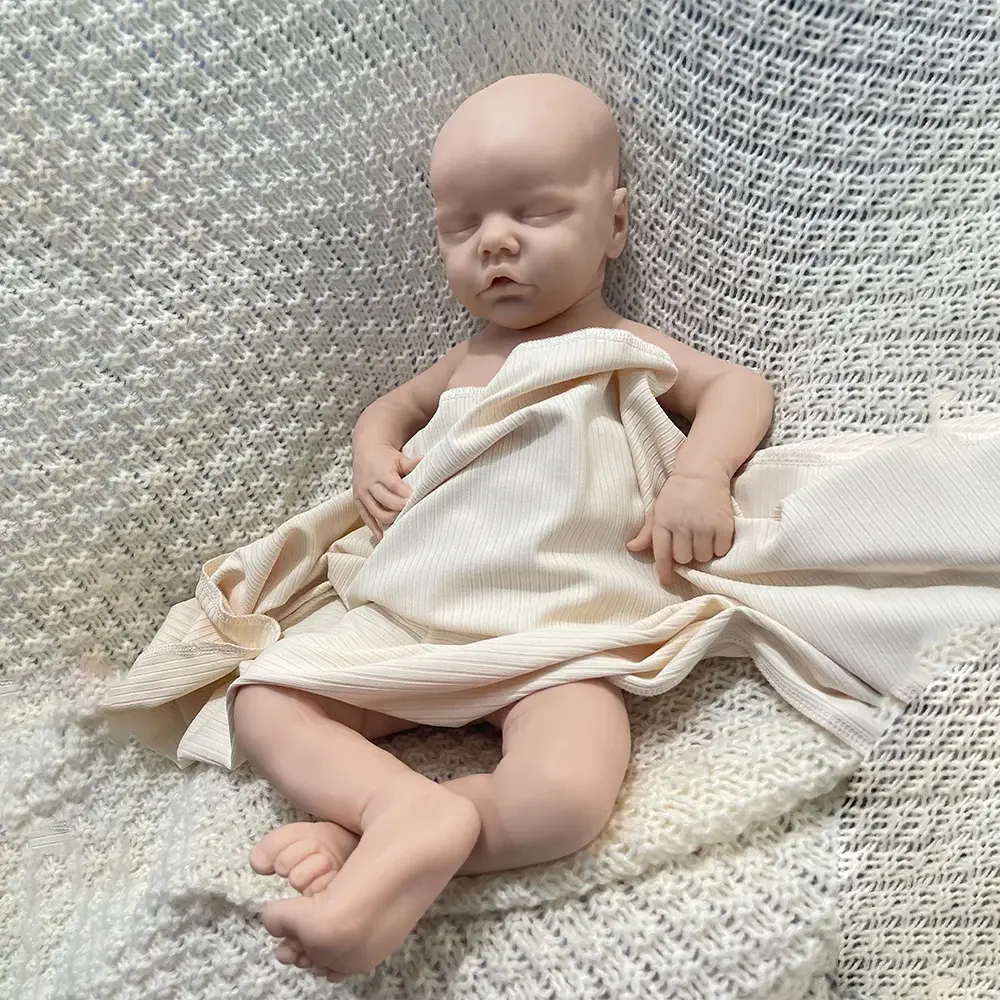 Lifelike 18 Inch Silicone Reborn Baby Dolls Lifelike Newborn Sleeping Girl Handmade Real Life Soft Weighted Body Gift Toy lifelikesiliconereborns.com