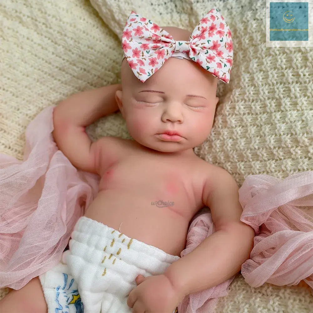 Lifelike 20" Silicone Reborn Doll Handmade Soft Newborn Black Doll Girl For Art Collection DIY Projects & Children'S Day Gifts lifelikesiliconereborns.com