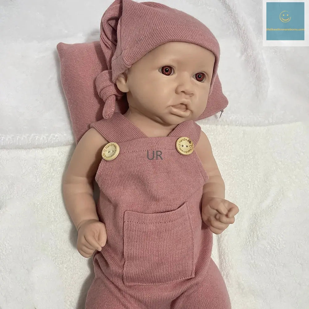 Lifelike Details 18Inch Full Body Solid Baby Girl Washable Silicone Reborn Doll for Education Collectibles Birthday Gift lifelikesiliconereborns.com