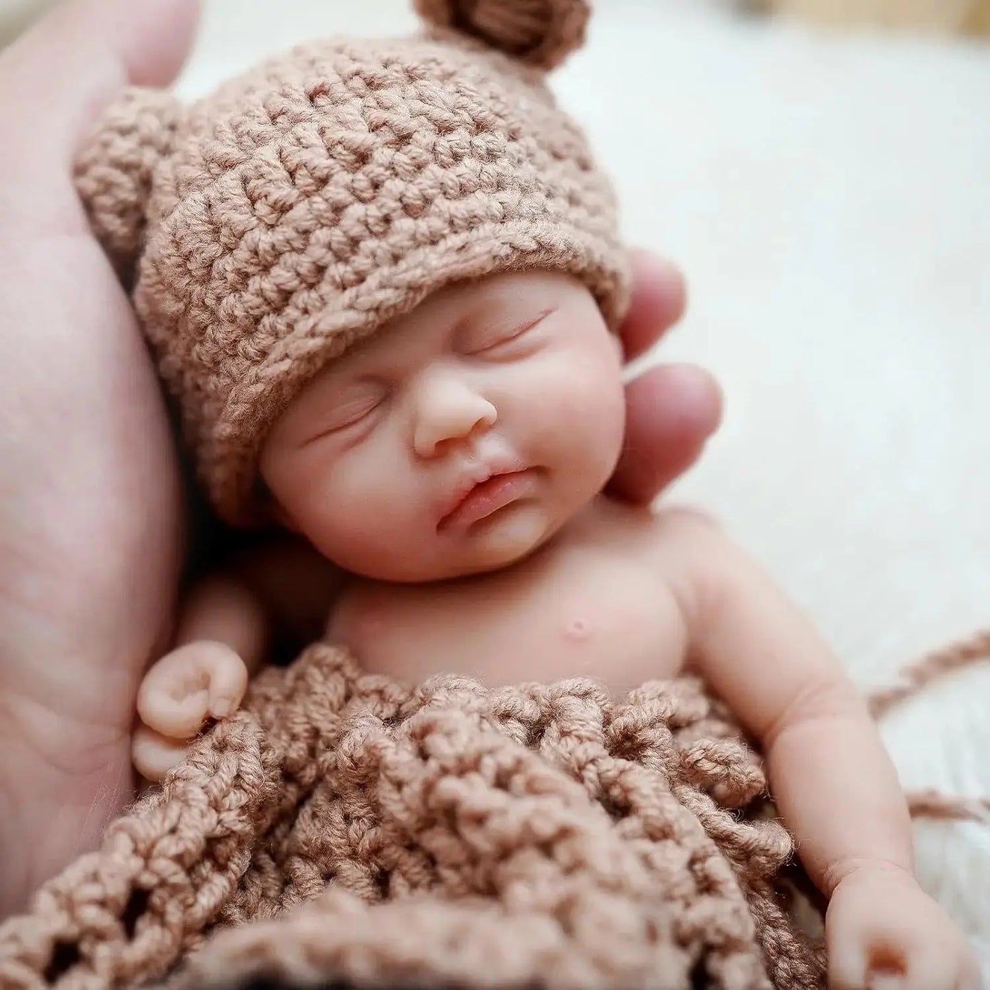 Reborn Baby Doll 7 Inch Silicone Doll Girl Bella Mini Realistic Newborn Baby Dolls Silicone Full Body Stress Relief lifelikesiliconereborns.com
