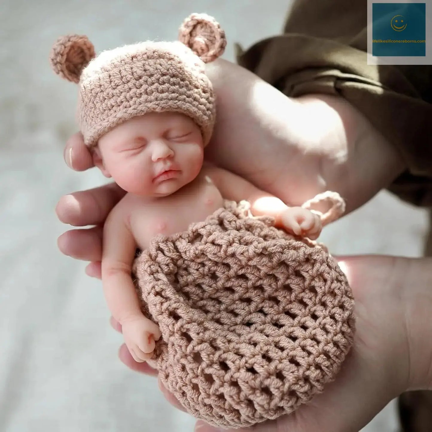 Reborn Baby Doll 7 Inch Silicone Doll Girl Bella Mini Realistic Newborn Baby Dolls Silicone Full Body Stress Relief lifelikesiliconereborns.com