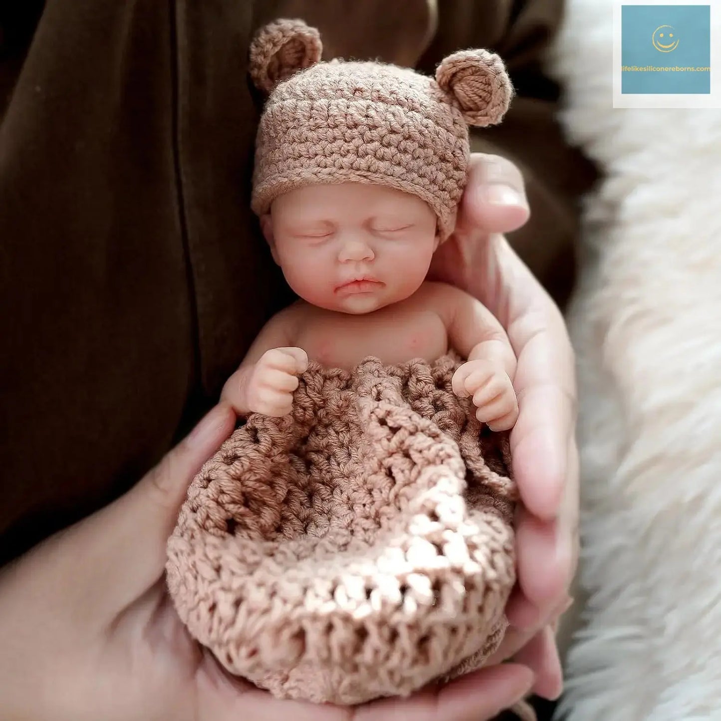 Reborn Baby Doll 7 Inch Silicone Doll Girl Bella Mini Realistic Newborn Baby Dolls Silicone Full Body Stress Relief lifelikesiliconereborns.com
