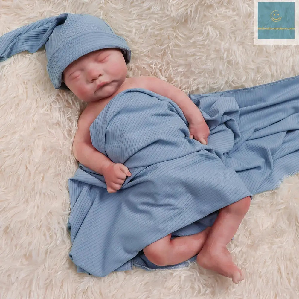 Reborn Corpo De Silicone 18'' Boy Full Body Platinum Silicone Reborn Baby Doll 3D Painted Newborn Solid Dolls For Children Gift lifelikesiliconereborns.com