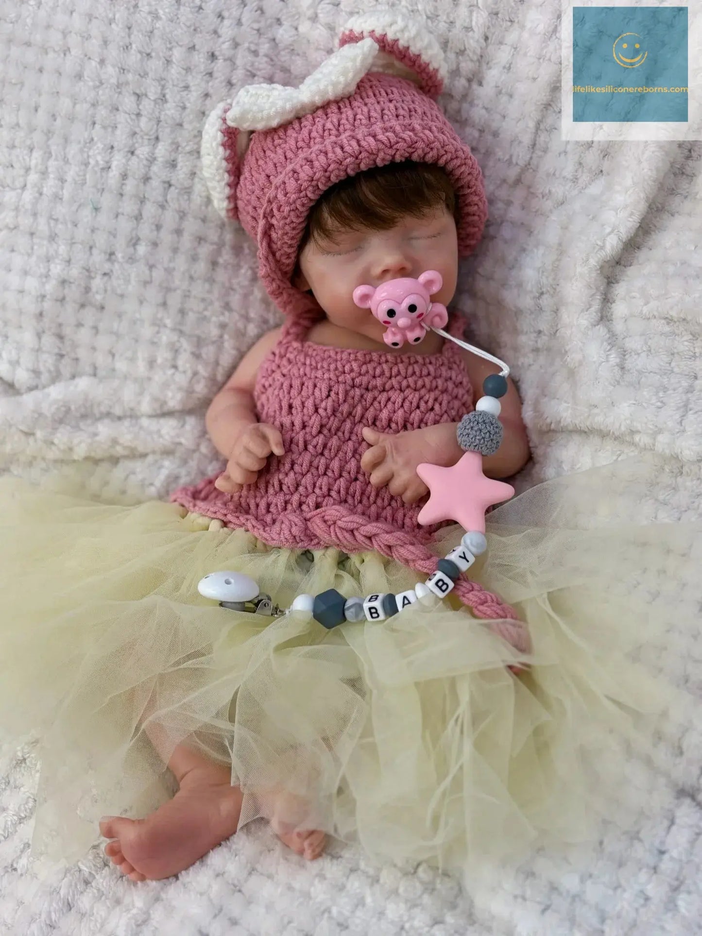 Reborn Twins Girl 18inch Waterproof Full Silicone Finished Realistic Sleeping Reborn Doll Boneca Reborn Corpo De Silicone lifelikesiliconereborns.com