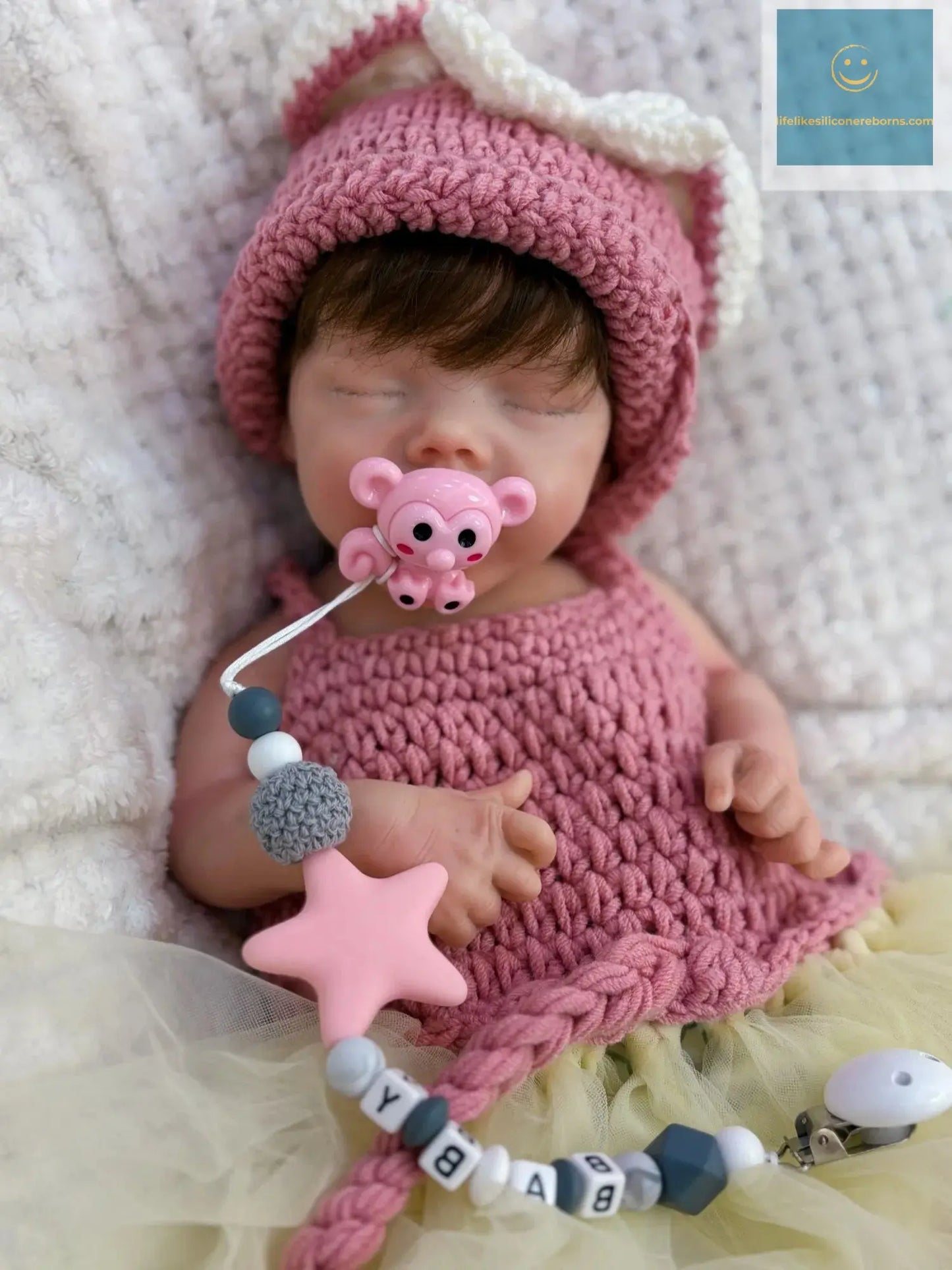 Reborn Twins Girl 18inch Waterproof Full Silicone Finished Realistic Sleeping Reborn Doll Boneca Reborn Corpo De Silicone lifelikesiliconereborns.com