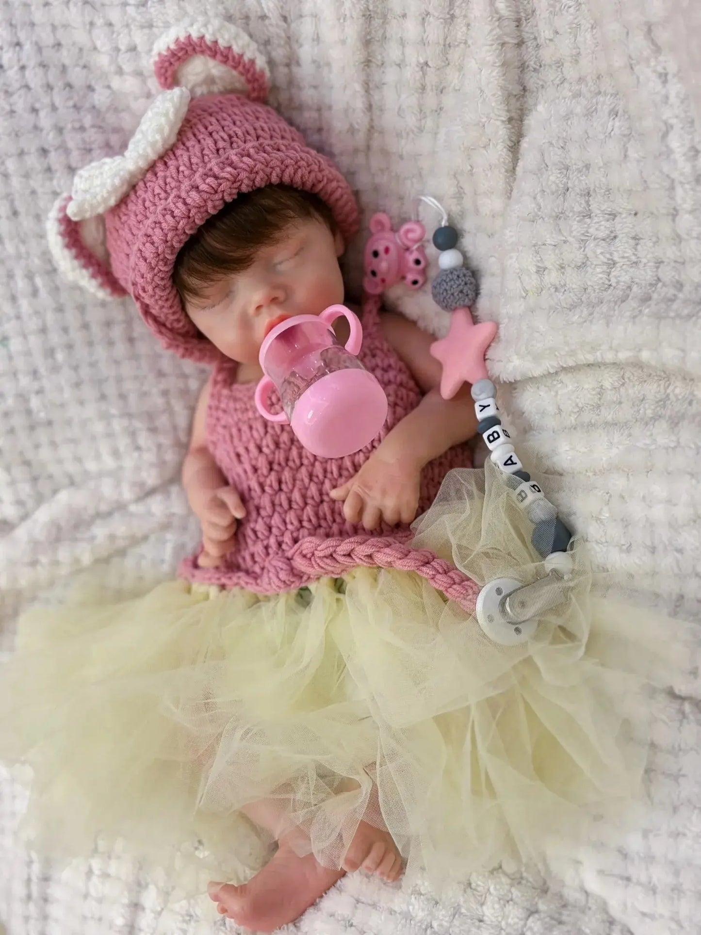 Reborn Twins Girl 18inch Waterproof Full Silicone Finished Realistic Sleeping Reborn Doll Boneca Reborn Corpo De Silicone lifelikesiliconereborns.com