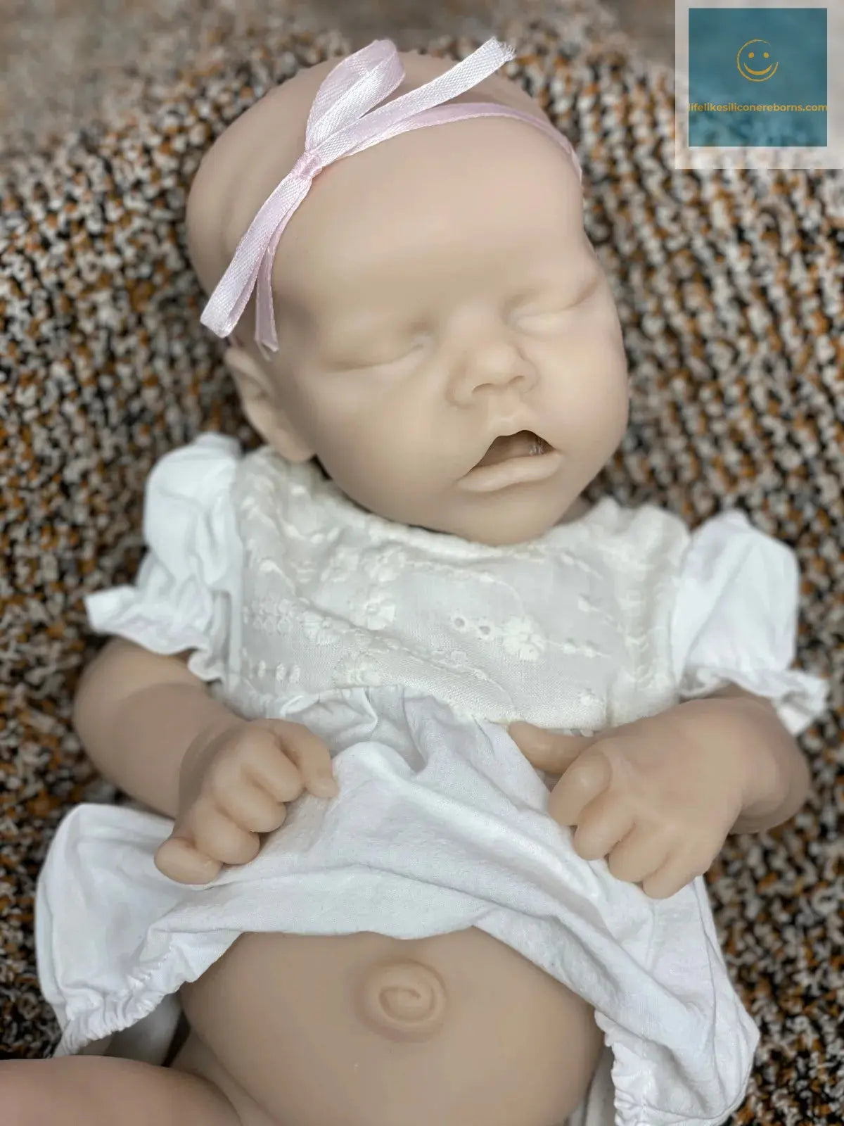 Reborn Twins Girl 18inch Waterproof Full Silicone Finished Realistic Sleeping Reborn Doll Boneca Reborn Corpo De Silicone lifelikesiliconereborns.com
