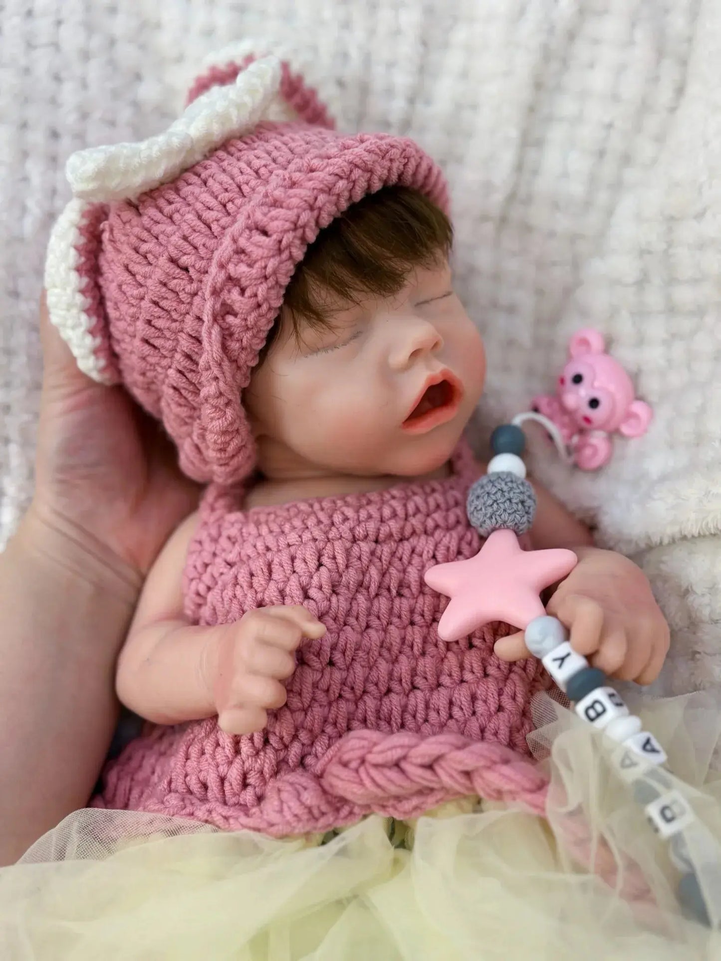 Reborn Twins Girl 18inch Waterproof Full Silicone Finished Realistic Sleeping Reborn Doll Boneca Reborn Corpo De Silicone lifelikesiliconereborns.com