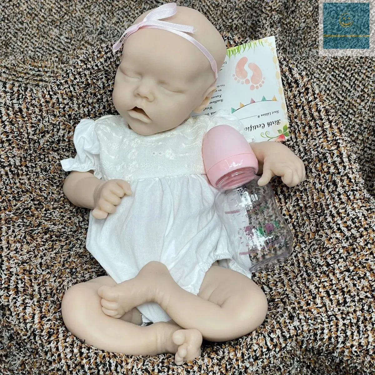 Reborn Twins Girl 18inch Waterproof Full Silicone Finished Realistic Sleeping Reborn Doll Boneca Reborn Corpo De Silicone lifelikesiliconereborns.com