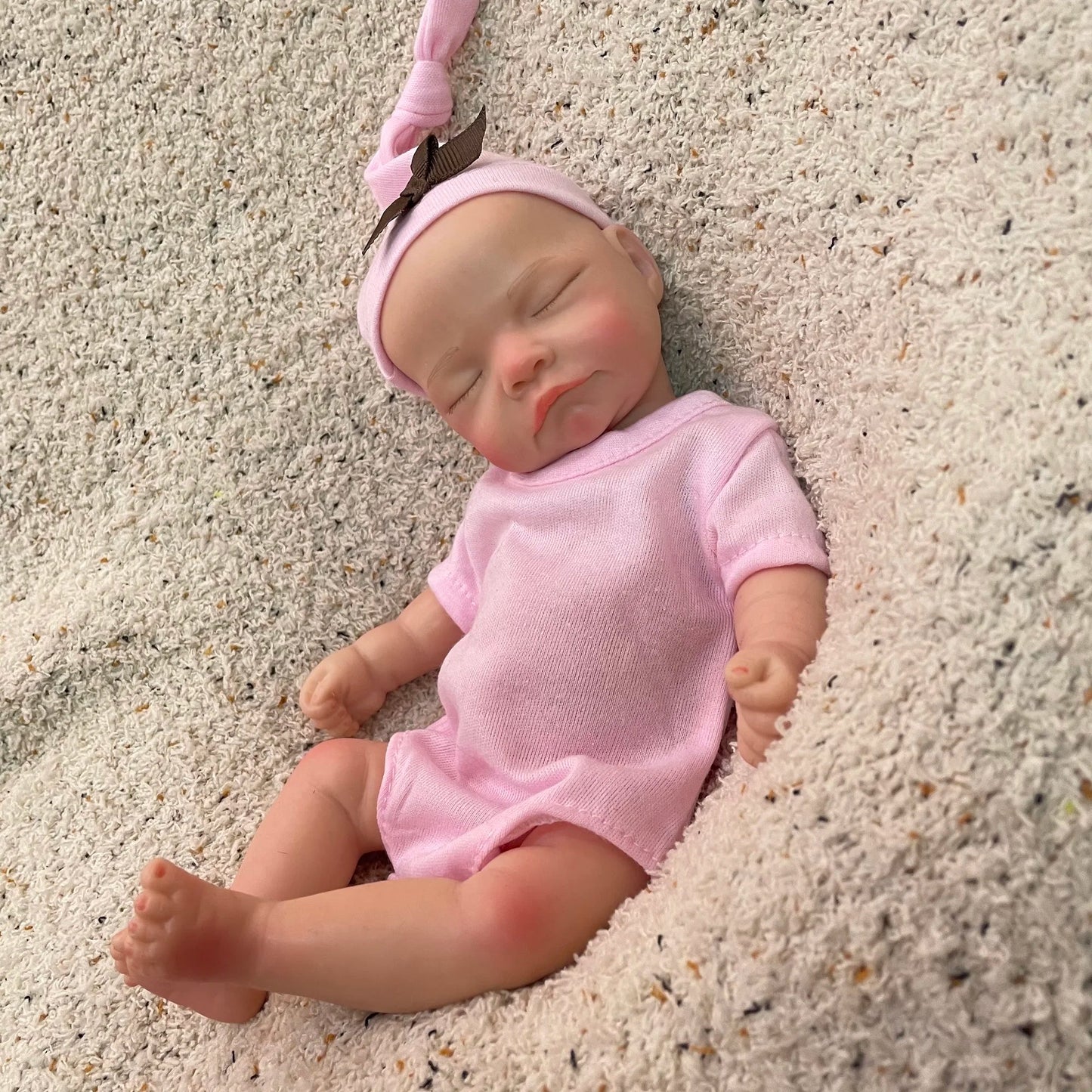 10Inch Silicone Girls Whole Body Soft Solid Silicone Reborn Baby Dolls Handmade Painted Newborn Baby Dolls Toys For Kids Gifts lifelikesiliconereborns.com