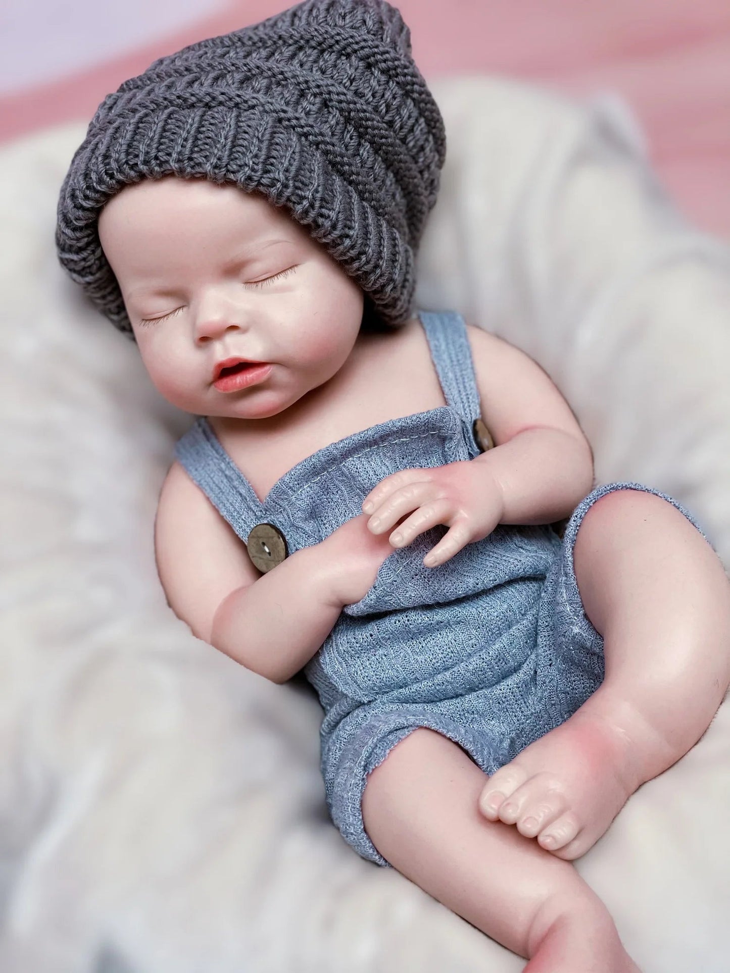 50cm Waterproof Solid Silicone Bebe Reborn Girl/Boy With 3D Painted Skin Can Pee/Drink Milk Handmade Lifelike Reborn Baby Doll lifelikesiliconereborns.com
